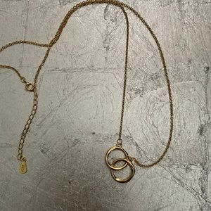 Sterling Silver Gold Tone Necklace